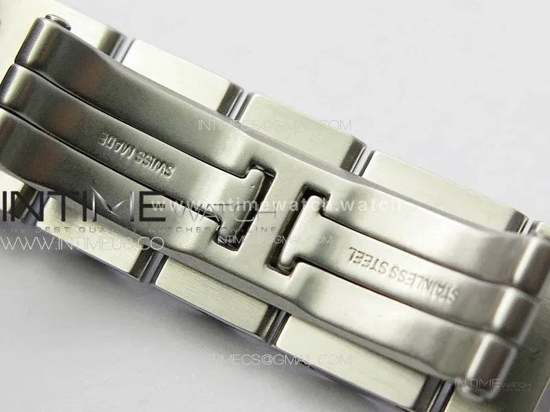 Ballon Bleu 33mm SS 3KF 1:1 Best Edition Pink Textured Dial on SS Bracelet A076