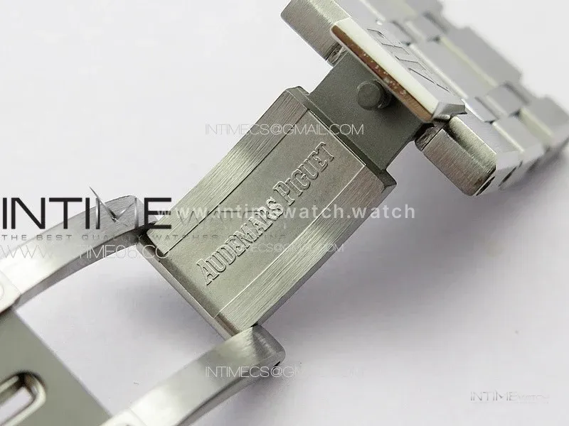 Royal Oak 41mm Tourbillon SS Color T Crystal Bezel BBS Best Edition Blue Dial on SS Bracelet
