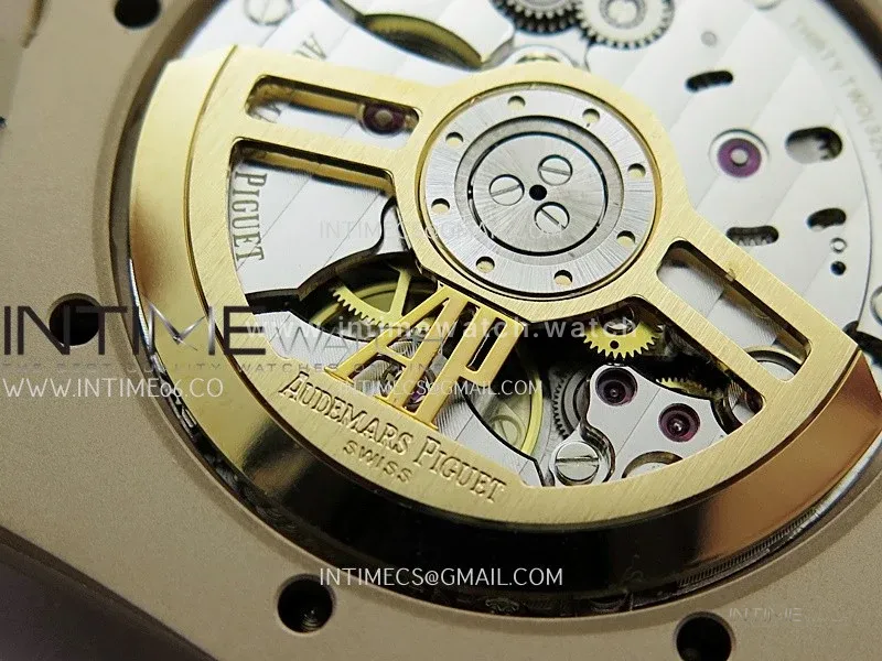Royal Oak 41mm 15500 RG V2 ZF 1:1 Best Edition Black Textured Dial on SS Bracelet Super Clone SH4302