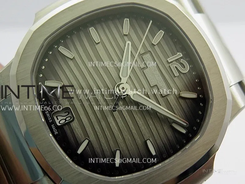 Nautilus 7118 Ladies SS DDF 1:1 Best Edition Gray Dial On SS Bracelet Super Clone DD324