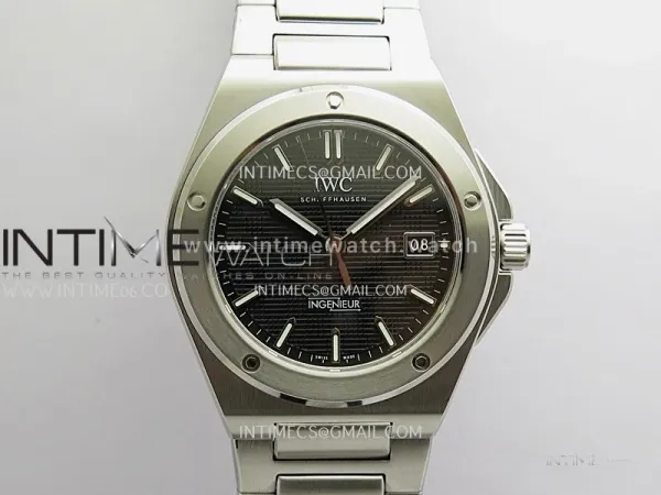 Ingenieur IW328901 SS CHF 1:1 Best Edition Black Dial On SS Bracelet A2892