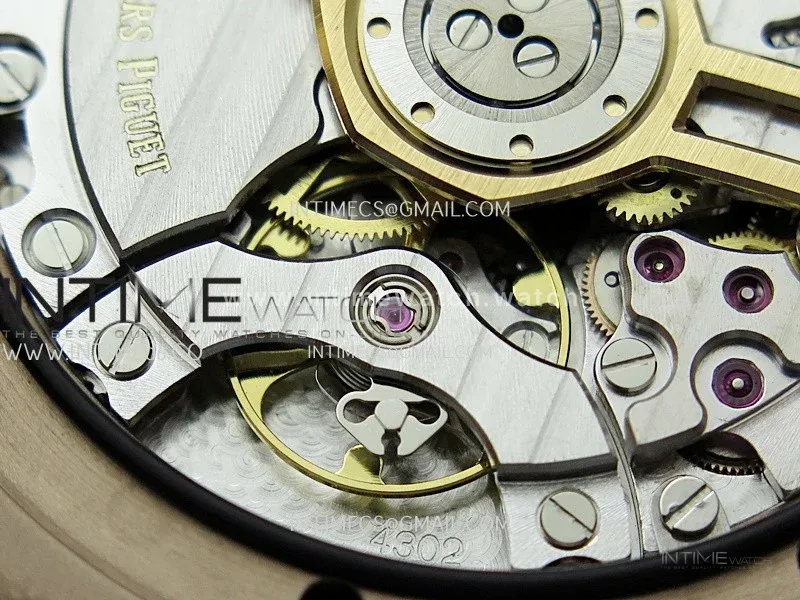 Royal Oak 15510 Gain Weight RG DDF 1:1 Best Edition Black Dial On RG Bracelet Super Clone DD4302