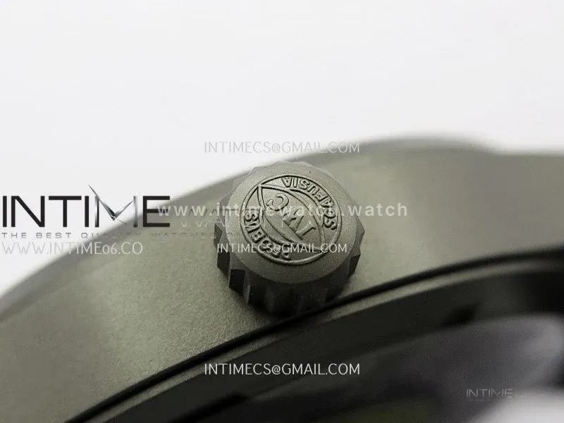 Mark XVIII IW327006 Titanium MZF 1:1 Best Edition Black Dial On Brown Leather Strap A2892
