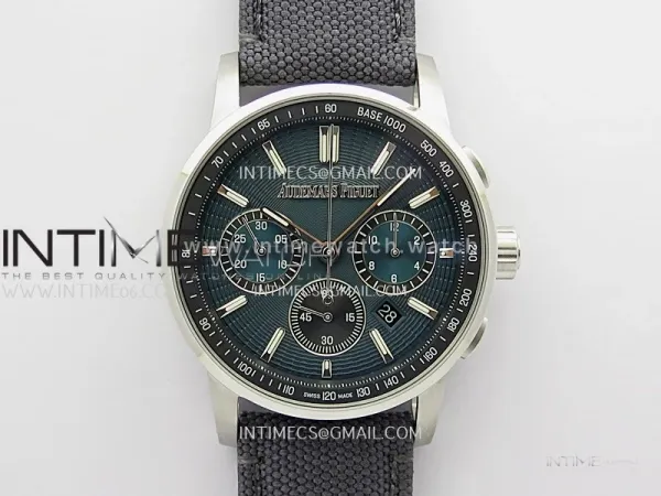 Code 11.59 Chrono 26393 SS OMF Best Edition Blue Dial on Blue Nylon Strap A4401