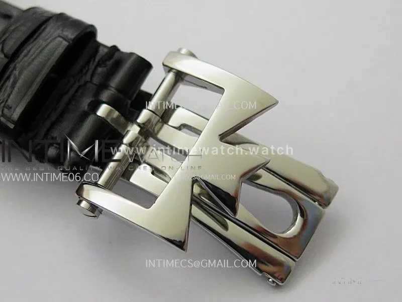 Malte Tourbillon SS AXF Best Edition Black Dial on Black Leather Strap