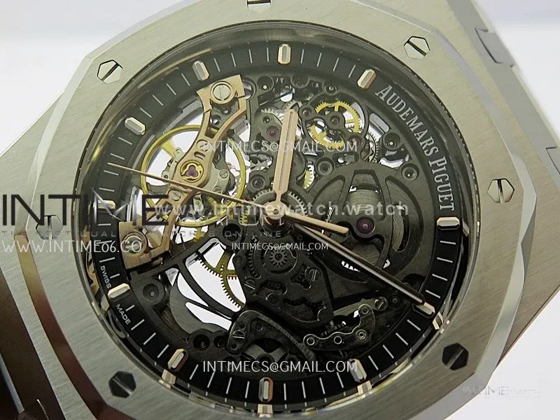 Royal Oak 41mm Openworked 15407 SS THBF 1:1 Best Edition on SS Bracelet SA3132