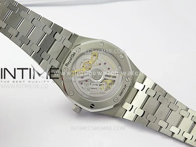 Royal Oak 39mm 16202 50th SS ZF 1:1 Best Edition Blue Textured Dial on SS Bracelet A7121
