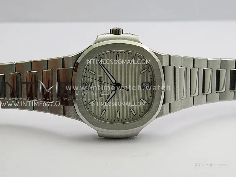 Nautilus 7118 Ladies SS DDF 1:1 Best Edition Silver Dial On SS Bracelet Super Clone DD324