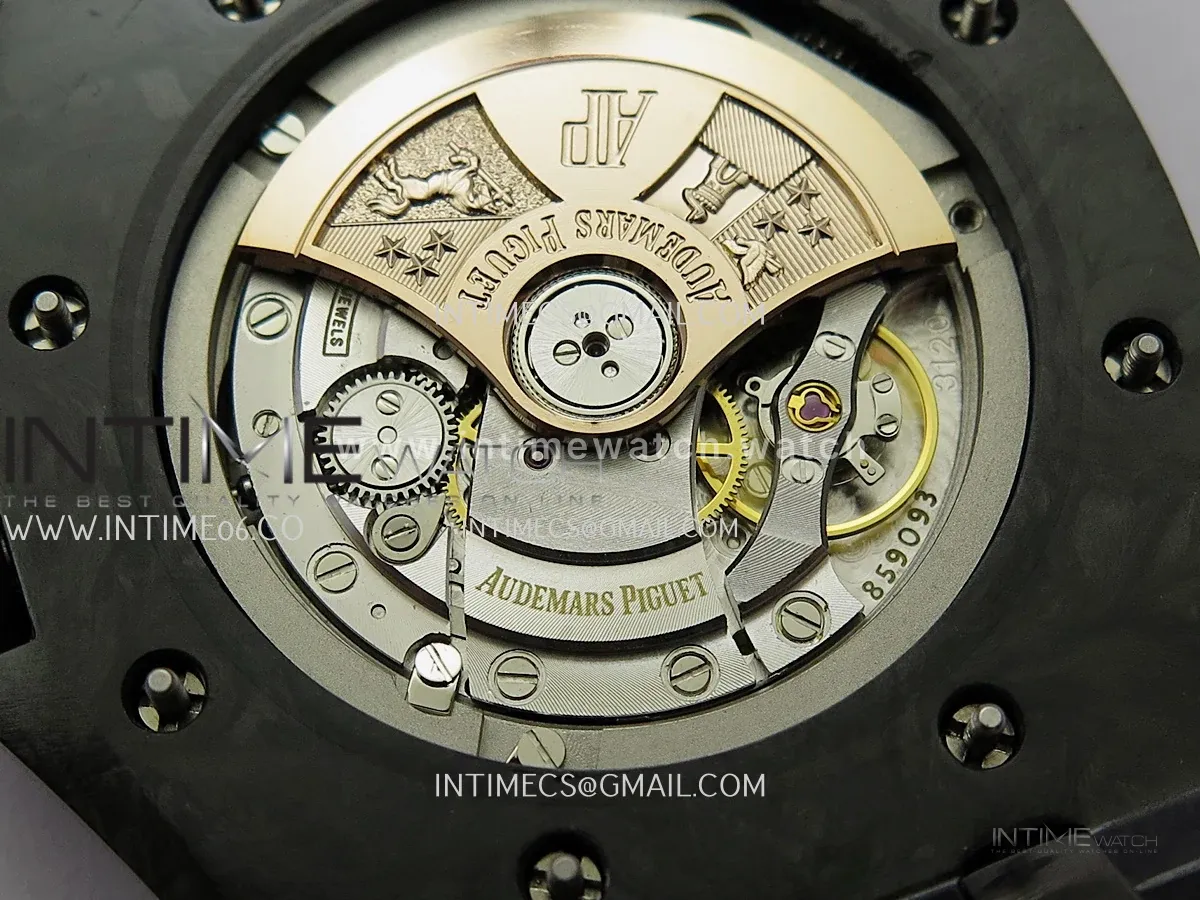 Royal Oak Offshore Diver 15706 Forged Carbon JF 1:1 Best Edition On Super Clone 3120