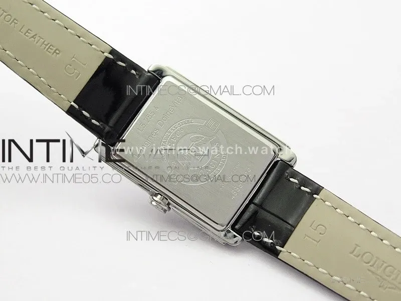 Doloevita SS 8848F 1:1 Best Edition Ivory White Textured Dial On Black Leather Strap Cal.L178.2