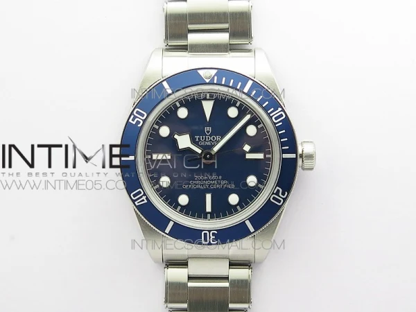 Black Bay Fifty Eight 39mm SS ZF 1:1 Best Edition Blue Dial on SS Bracelet A2824