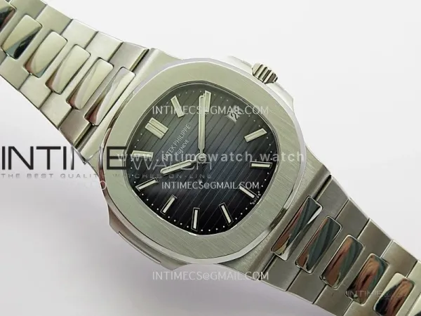 Nautilus 5711/1A GRF SS 1:1 Best Edition Blue Textured Dial On SS Bracelet Asian 26-330