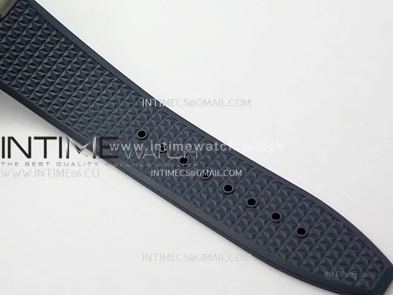 Overseas 4500V SS ZF 1:1 Best Edition Blue Dial on Blue Rubber Strap Asian Super Clone 5100 V2
