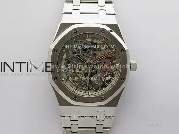 Royal Oak 16204 SS ZF 1:1 Best Edition Skeleton Dial on SS Bracelet A2121