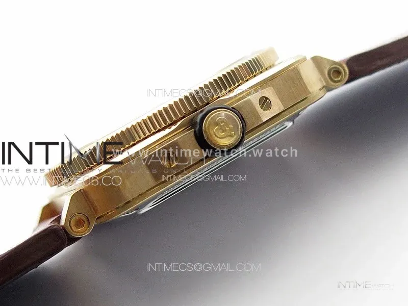 BR 03-92 Diver Bronze B12 1:1 Best Edition Red Dial on Red Leather Strap A2824 (Free Rubber Strap)