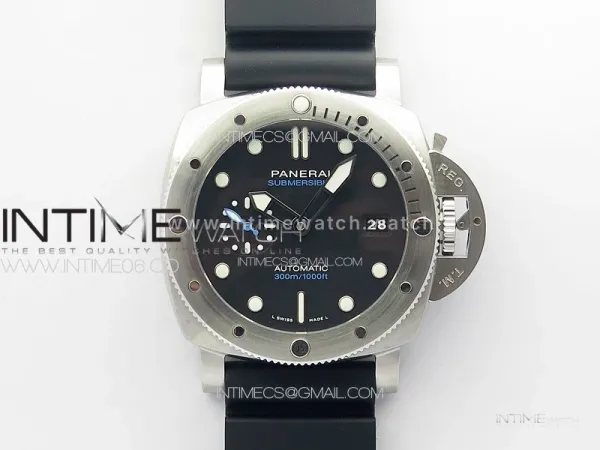 PAM1229 Y VSF 1:1 Best Edition Black Dial on Black Rubber Strap P900