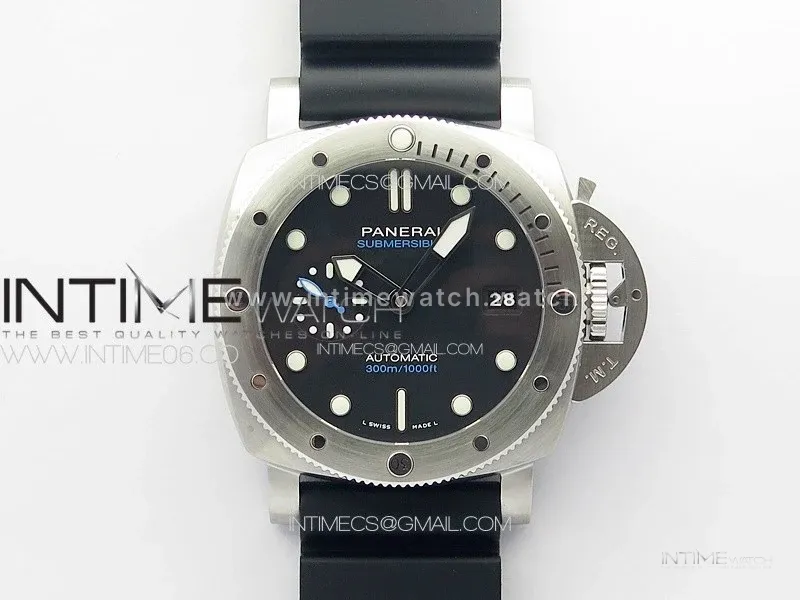 PAM1229 Y VSF 1:1 Best Edition Black Dial on Black Rubber Strap P900