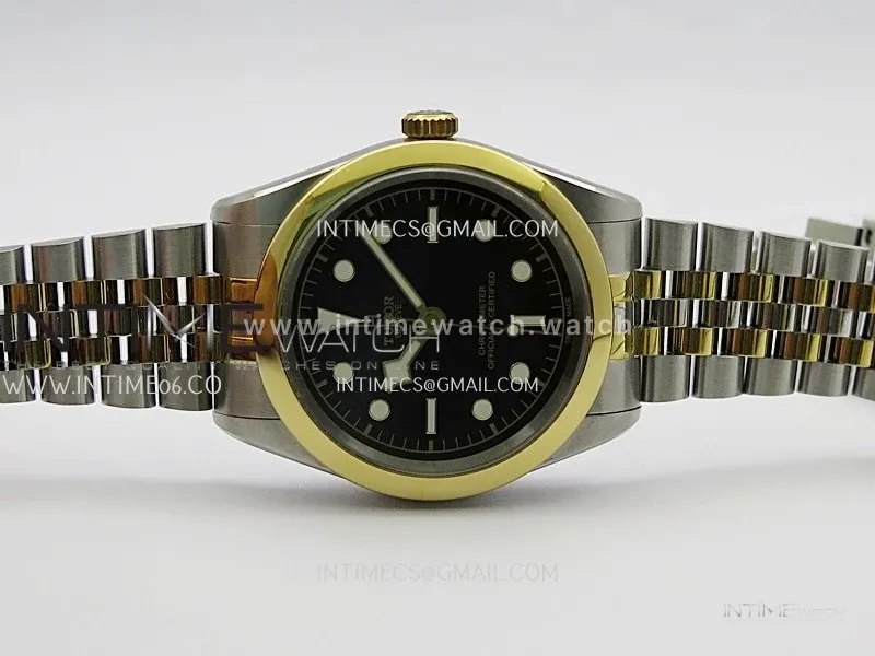 Black Bay 41mm SS/YG HTF 1:1 Best Edition Black Dial On SS/YG Jubilee Bracelet Asian 5601