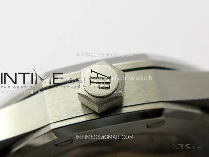 Royal Oak 37mm 15450 SS IPF 1:1 Best Edition Silver Dial on SS Bracelet SA3120 Super Clone