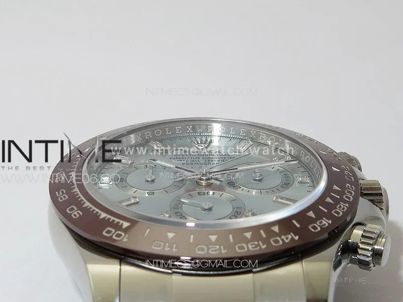 Daytona 116506 Platinum Ice Blue Dial with Diamond Markers