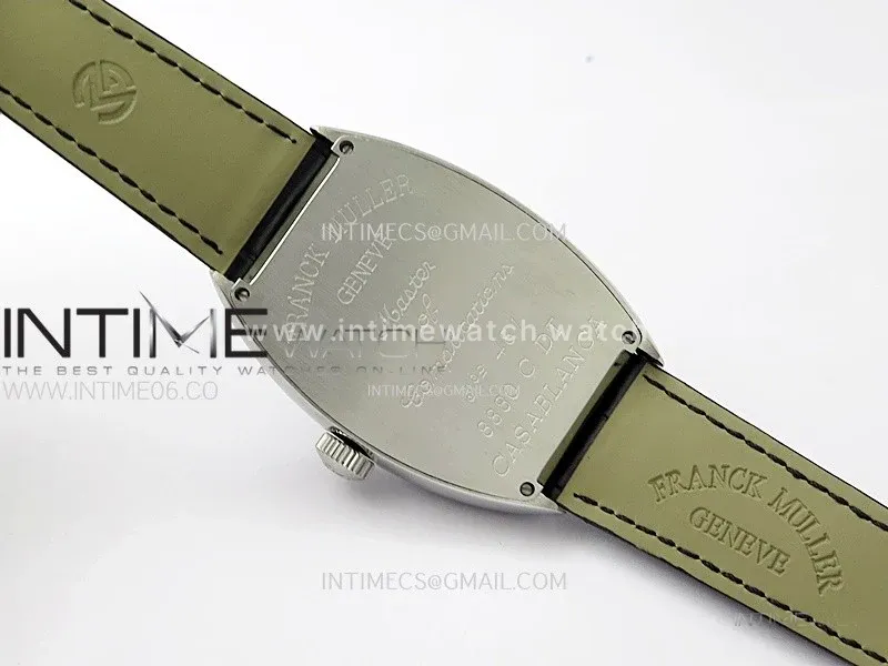 Crazy Hours Real Jumping Hour SS ABF White Dial Colorful Markers on Black Leather Strap A23J