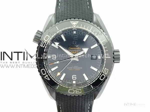 Planet Ocean 45.5mm Deep Black Real Ceramic VSF 1:1 Best Edition on Black Nylon Strap A8906 Super Clone