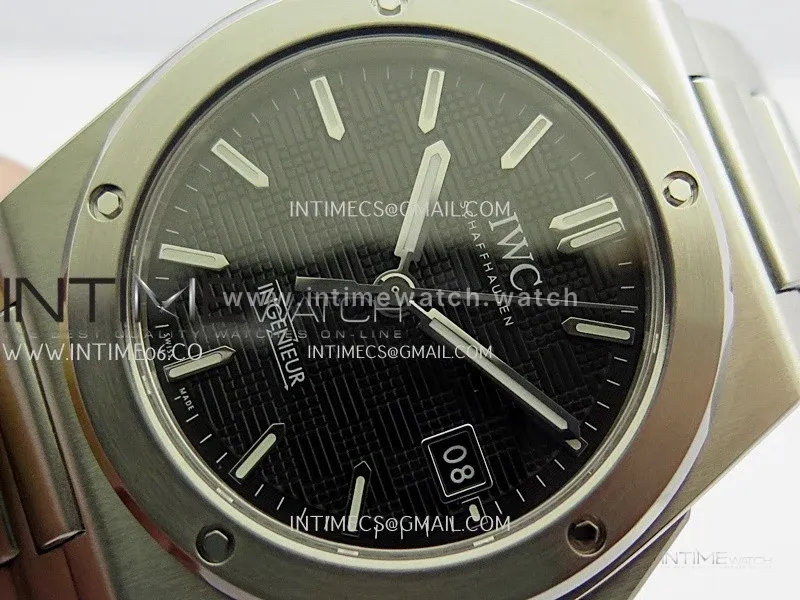 Ingenieur IW328901 SS CHF 1:1 Best Edition Black Dial On SS Bracelet A2892