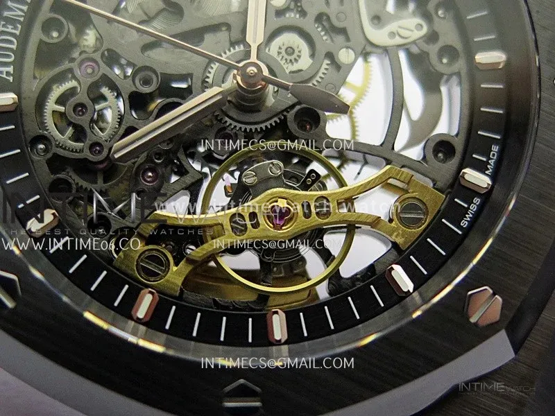 Royal Oak 41mm Openworked Ceramic 15416CE THBF 1:1 Best Edition on Ceramic Bracelet SA3132