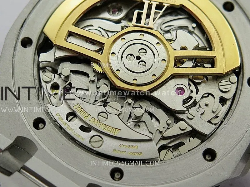 Royal Oak Chrono 26240 SS Gain Weight V2 DDF 1:1 Best Edition Blue Ombre Dial SS Bracelet Super Clone DD4401 (SW Dial)
