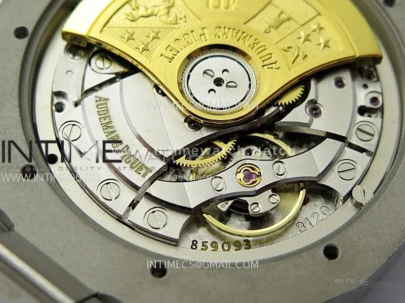 Royal Oak 37mm 15450 SS IPF 1:1 Best Edition Silver Dial on SS Bracelet SA3120 Super Clone