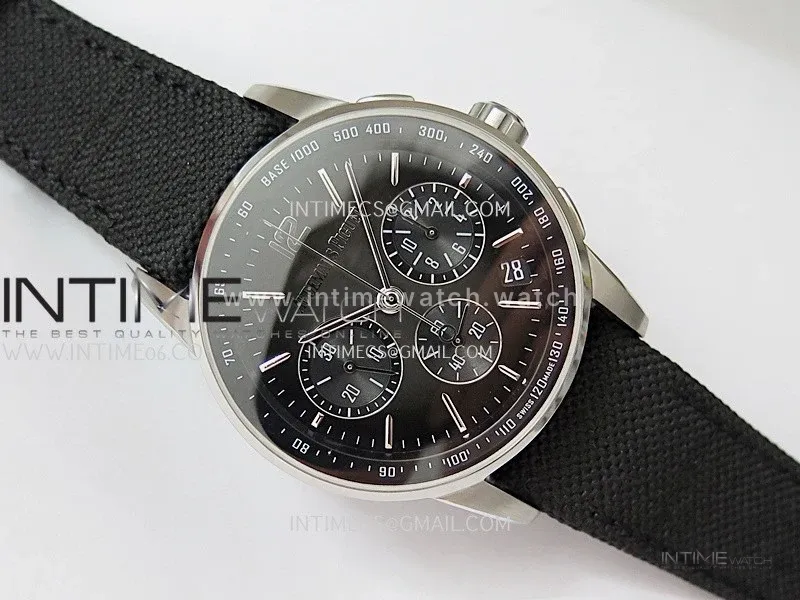 Code 11.59 Chrono 26393 SS/PVD APPF Best Edition Black Dial on Black Nylon Strap A4401