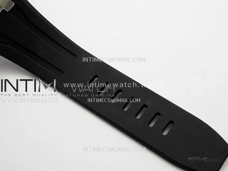 Royal Oak Offshore 43mm 26420 Ceramic Bezel SS DDF 1:1 Black Dial On Black Rubber Strap DD4401 Super Clone