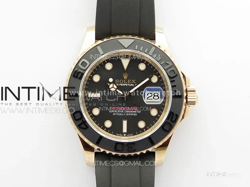 Yacht-Master 116655 Everose Gold (Baselworld 2015) on Oysterflex Strap