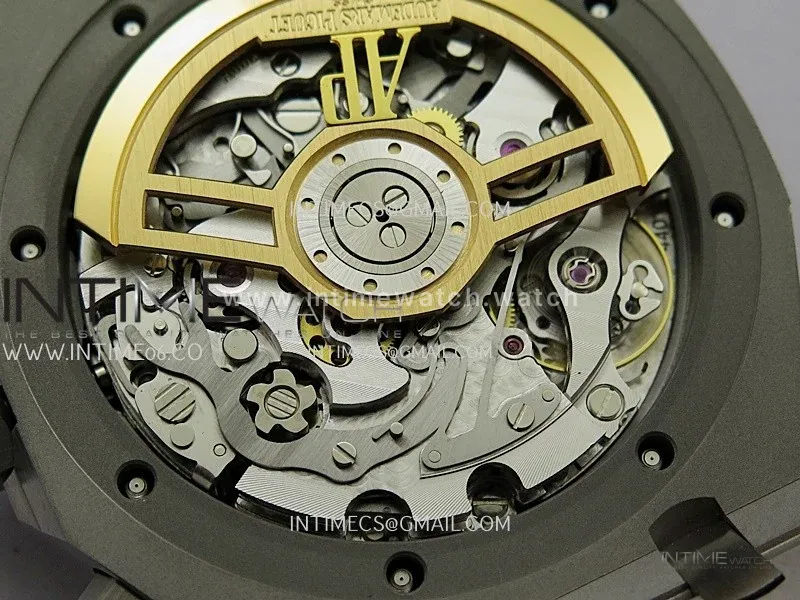 Royal Oak Chrono 26240 SS V2 ZF 1:1 Best Edition Green Dial On SS Bracelet SA4401 Super Clone (Free Sprung)