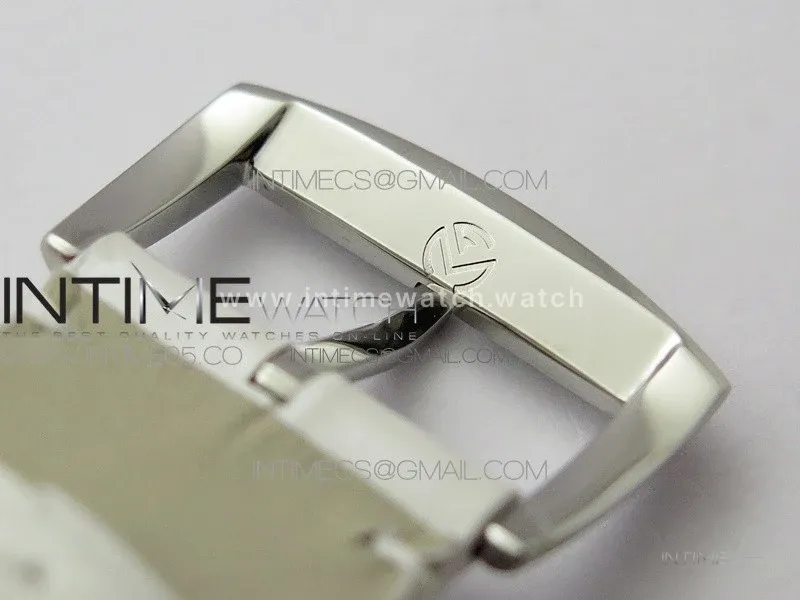 Master Square SS Ladies ZF 1:1 Best Edition White Roman Dial on White Leather Strap Ronda Quartz