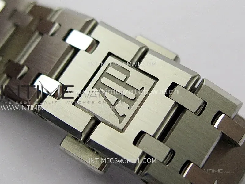 Lady Royal Oak 33mm 67651 Diamonds SS ZF 1:1 Best Edition Purple Textured Dial on SS Bracelet RONDA Quartz