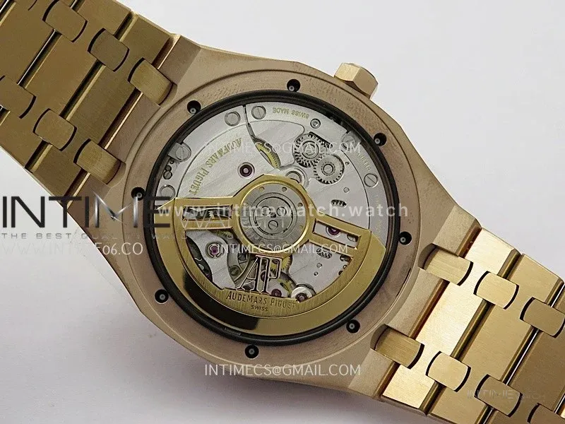 Royal Oak 15510 Gain Weight RG DDF 1:1 Best Edition Black Dial On RG Bracelet Super Clone DD4302