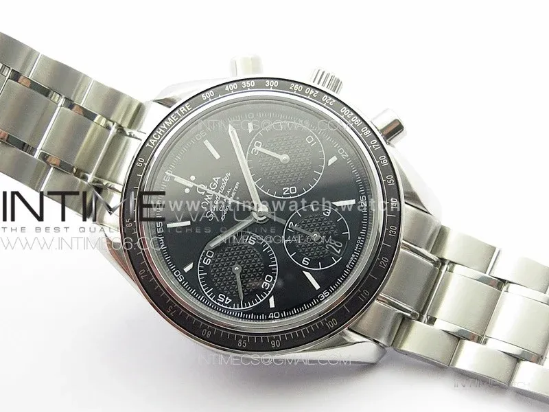 Speedmaster SS HRF 1:1 Best Edition Black Dial on SS Bracelet A7750