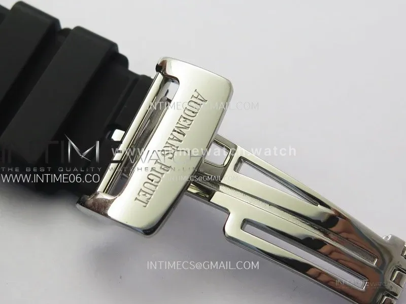 Royal Oak SIHH SS Tourbillon BBS Tiffany Blue Dial on Black Rubber Strap A2924