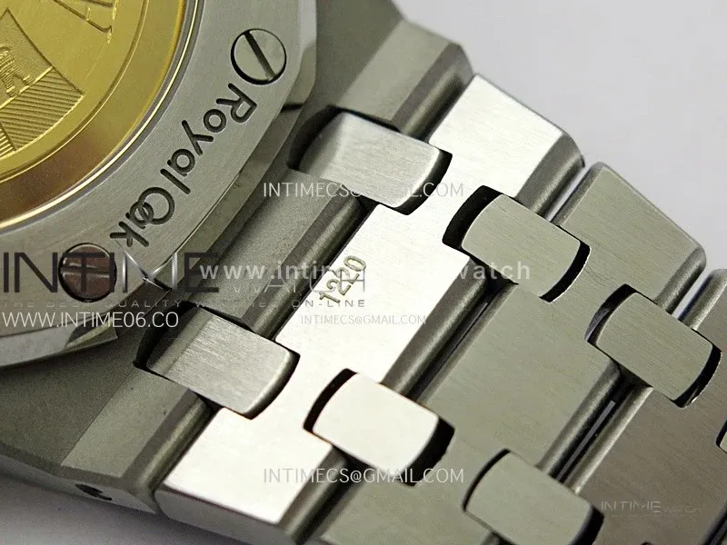 Royal Oak 37mm 15450 SS IPF 1:1 Best Edition Silver Dial on SS Bracelet SA3120 Super Clone