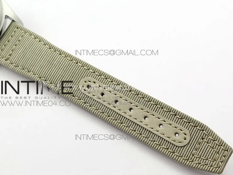 Mark XVIII IW327012 SS M+F 1:1 Best Edition White Dial on White Nylon Strap A2892 (Free Nylon Strap)