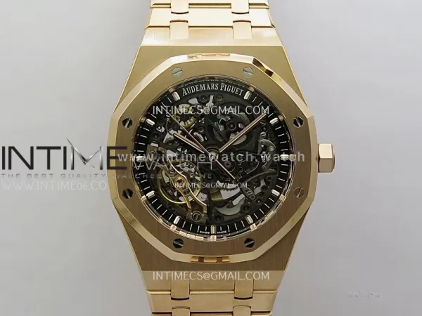 Royal Oak 41mm Openworked 15407 RG THBF 1:1 Best Edition on RG Bracelet SA3132