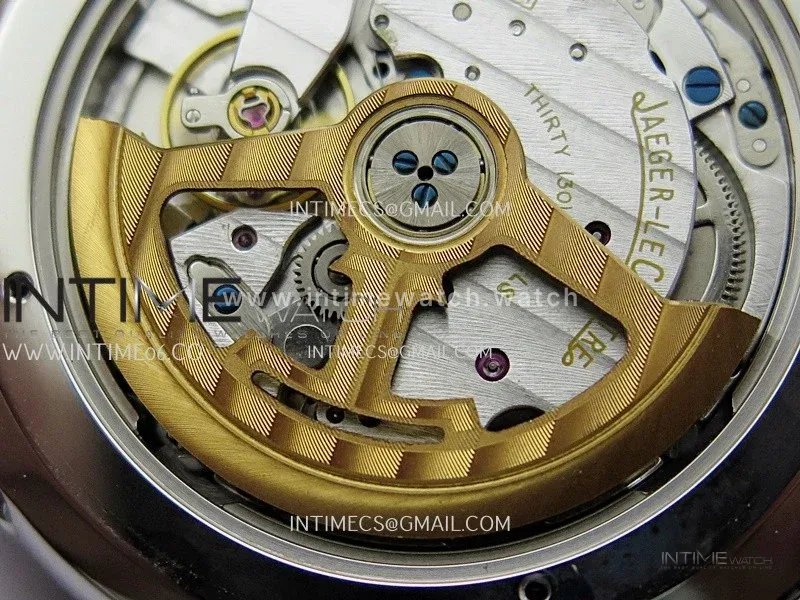 Master Ultra Thin Moon 1368420 SS GF 1:1 Best Edition Silver Dial on Black Leather Strap Asian 925