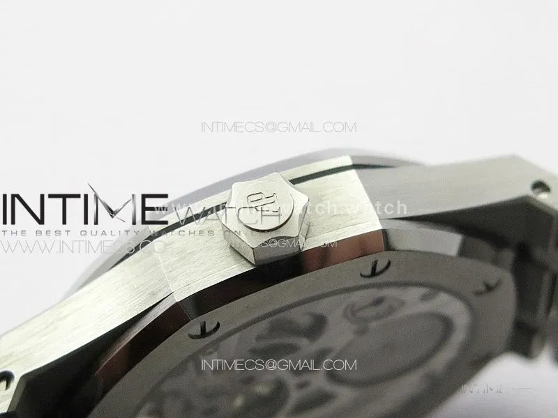 Royal Oak 41mm Tourbillon SS BBS Best Edition Black Dial on SS Bracelet