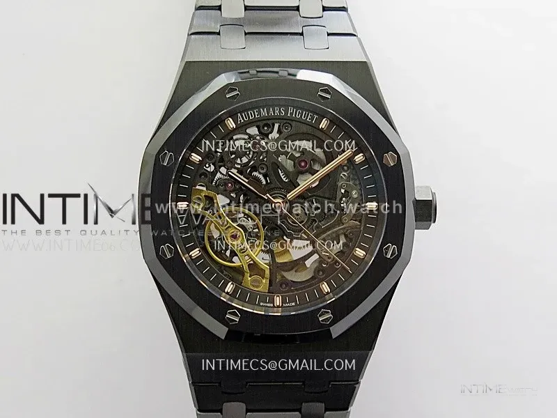 Royal Oak 41mm Openworked Ceramic 15416CE DDF 1:1 Best Edition on Ceramic Bracelet SA3132