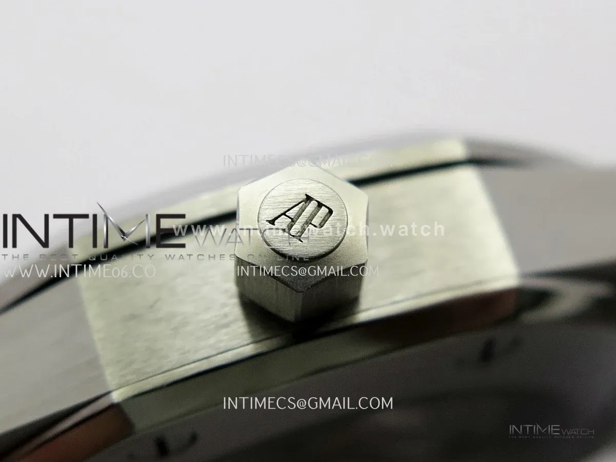 Royal Oak 39mm 15300 SS ZF 1:1 Best Edition Blue Textured Dial on SS Bracelet SA3120 Super Clone