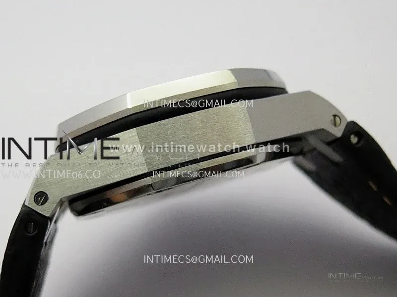 Royal Oak Offshore 42mm Volcano TKF Best Edition Black Dial on Black Leather Strap A7750