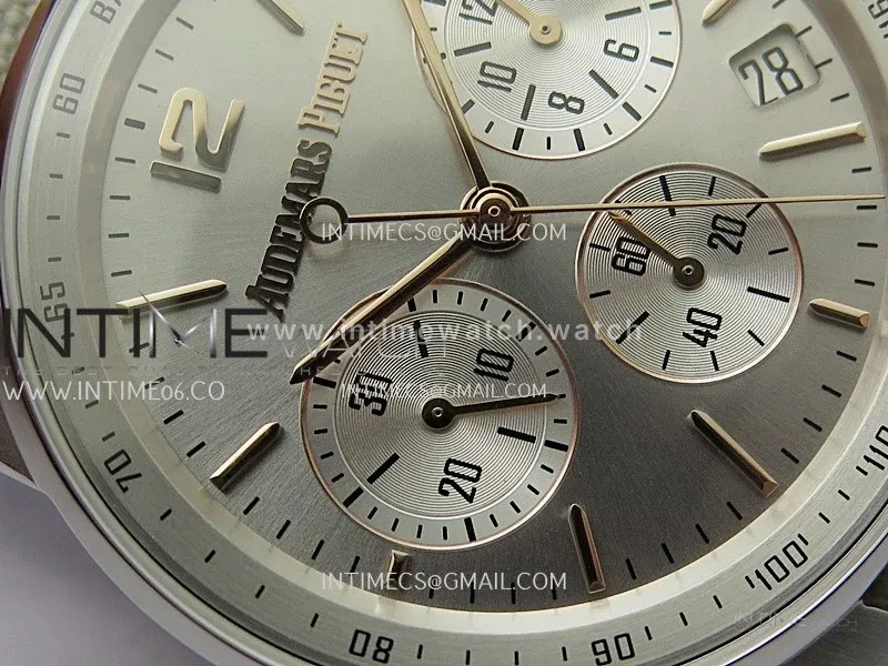 Code 11.59 Chrono 26393 SS/RG APPF Best Edition Silver Dial on Gray Nylon Strap A4401