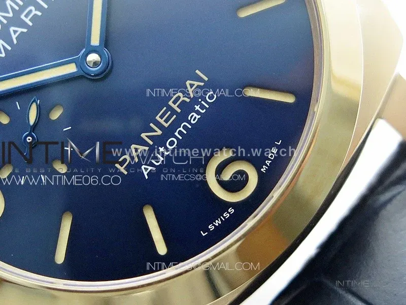 PAM1112 Luminor Marina Goldtech™ Sole Blu 44mm