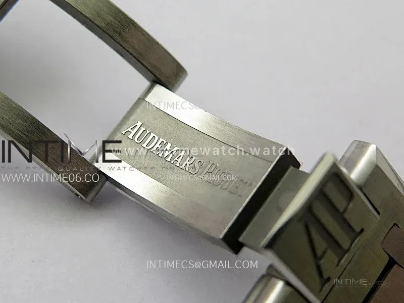 Royal Oak 37mm 15450 SS ZF 1:1 Best Edition Silver Textured Dial on SS Bracelet SA3120 Super Clone